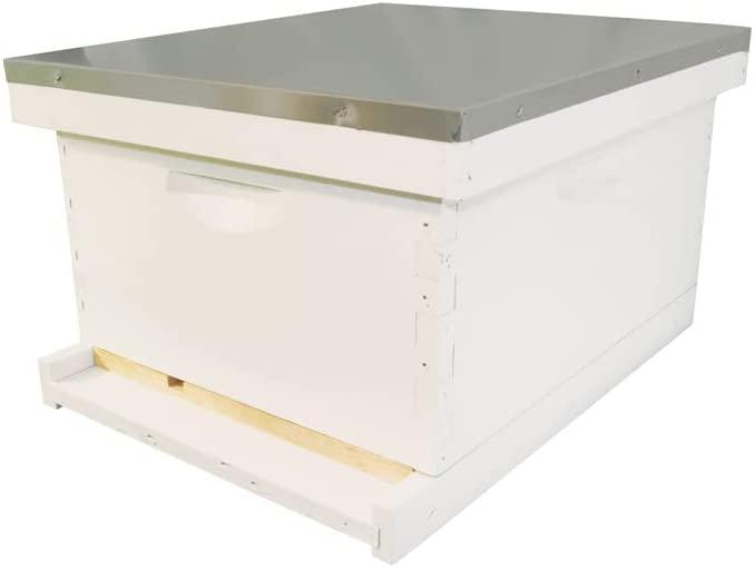 Mann Lake Complete Bee Hive Kit, with 10 Frames, and Waxed Foundation Completely Assembled, Made in The USA