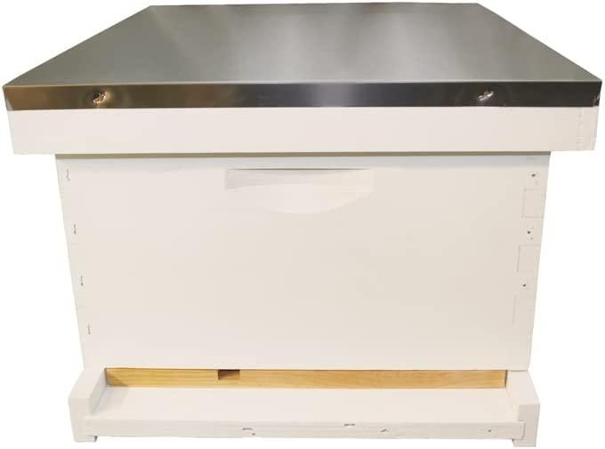 Mann Lake Complete Bee Hive Kit, with 10 Frames, and Waxed Foundation Completely Assembled, Made in The USA