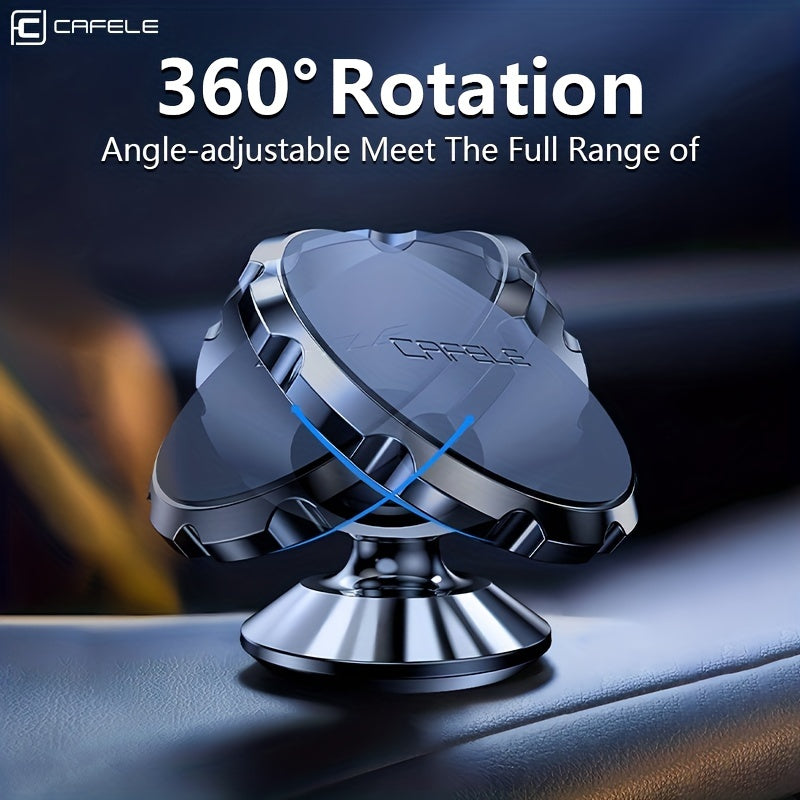 Cafele Universal Magnetic Car Phone Holder For All Phone Models Car Alloy Phone Holder Car Dashboard Phone Magnet Holder