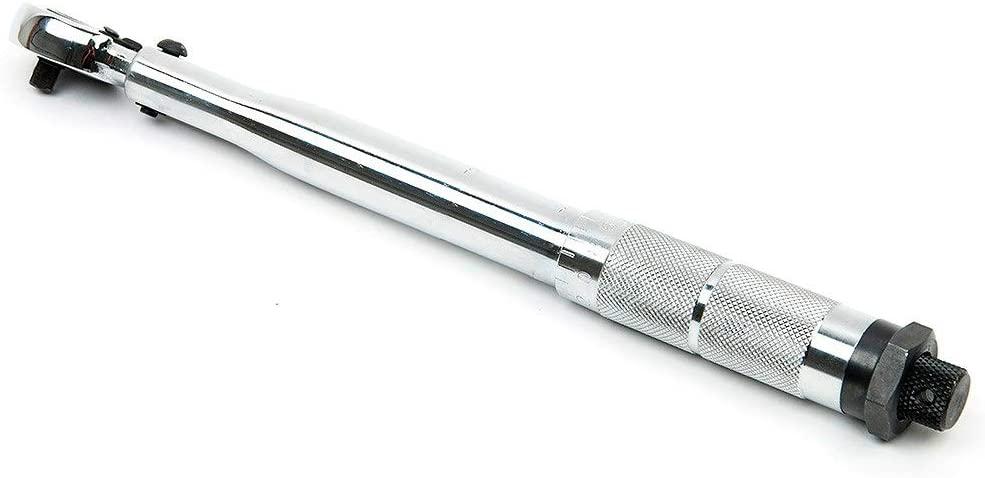 LLRYN 1/4 inch Drive Torque Wrench Tools with Case Foot Pound 5-25NM Drive Click Adjustable Hand Spanner Ratchet Wrench Tool