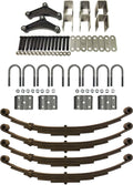 LIBRA 6000# 6K Tandem Trailer Axle Suspension Kit Leaf Spring/U-Bolt/Hanger Kit