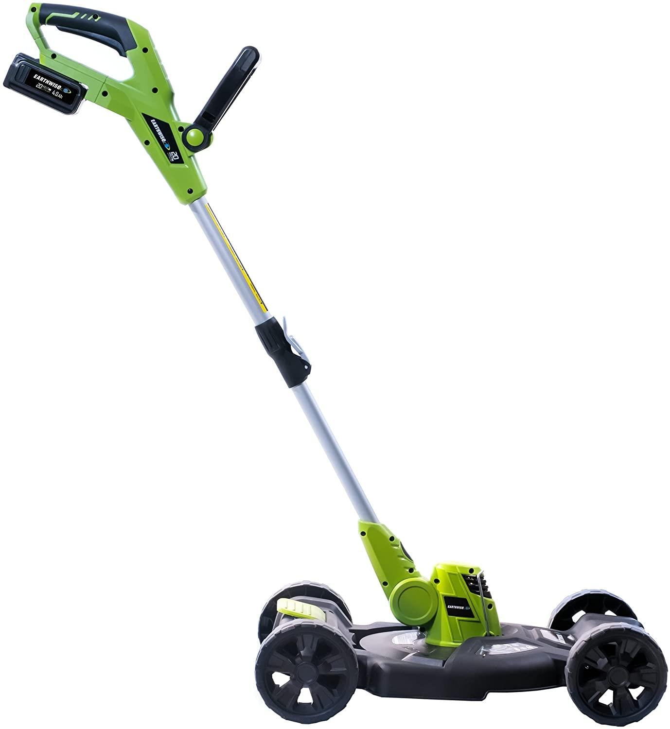 Earthwise LSTM2012-4 20-Volt 12-Inch Cordless String Trimmer/Mower, Black
