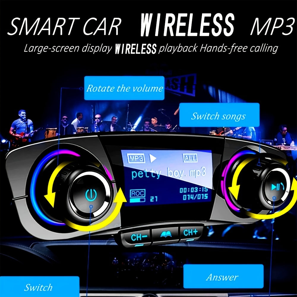 Car FM Transmitter MP3 Player Adapter Charger Handsfree