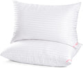 EIUE Hotel Collection Bed Pillows for Sleeping 2 Pack Queen Size, Pillows for Side and Back Sleepers,Super Soft Down Alternative Microfiber Filled Pillows,20 x 30 Inches