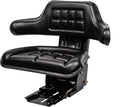 Universal Tractor Suspension Seat Sliding Rails Adjustable,Waffle Style,Fits for John Deere,Ford/Holland,Massey Ferguson,Kubota (Black)