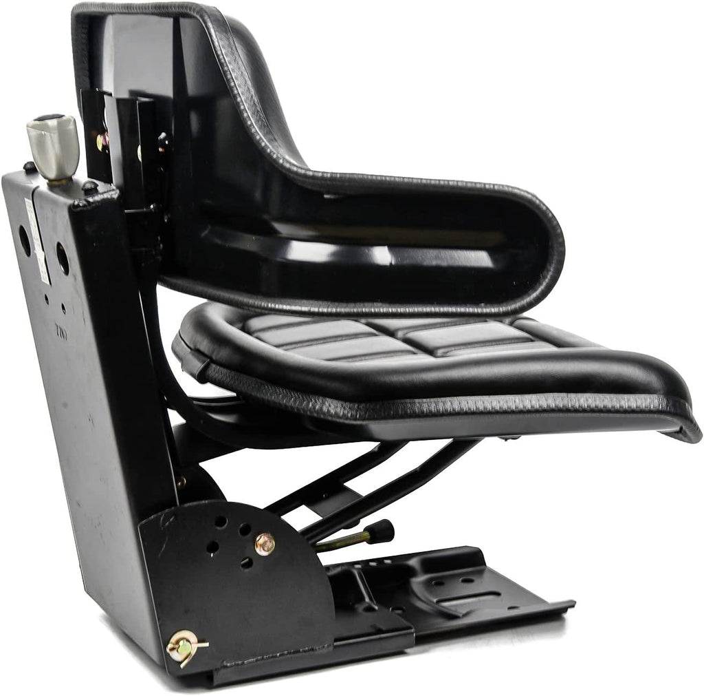 Universal Tractor Suspension Seat Sliding Rails Adjustable,Waffle Style,Fits for John Deere,Ford/Holland,Massey Ferguson,Kubota (Black)