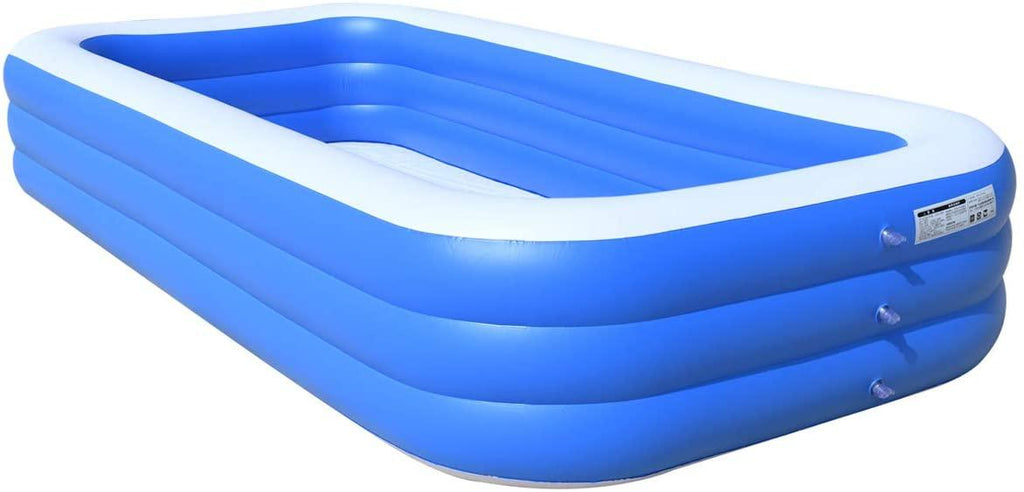 Ruixin Inflatable Swimming Pools, Inflatable Kiddie Pools,Family Swimming Pool，for Adults, Babies, Kids, Outdoor, Garden,Backyard (153X78X24 in)