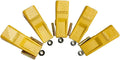 BDI Wear Parts 1U3202 5 Pack Caterpillar Style General Purpose Dirt Excavator Bucket Teeth Long Tip with Pins and Retainers