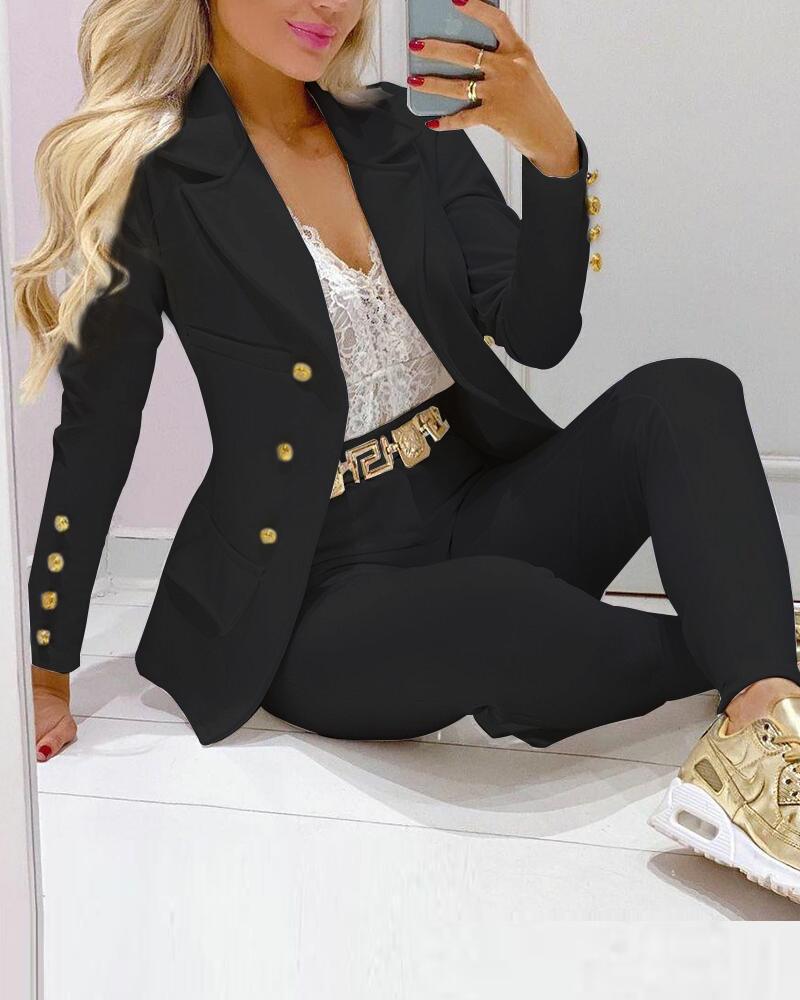 Fashion Elegant Female Suit Suit