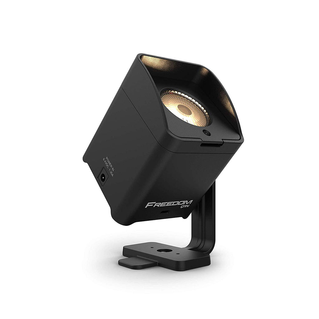 Chauvet Freedom Q1N 4) Pin Spot Wireless DMX Rechargeable Wash Lights+LED Fogger