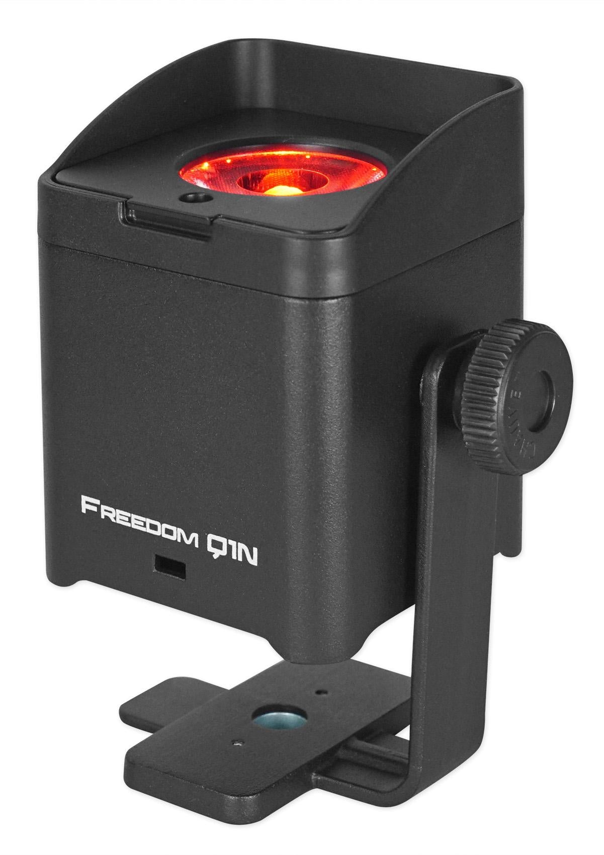 Chauvet Freedom Q1N 4) Pin Spot Wireless DMX Rechargeable Wash Lights+LED Fogger