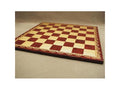 Ital Fama 203GR 18 in. Pressed Leather Chess Board - Burgundy and Gold