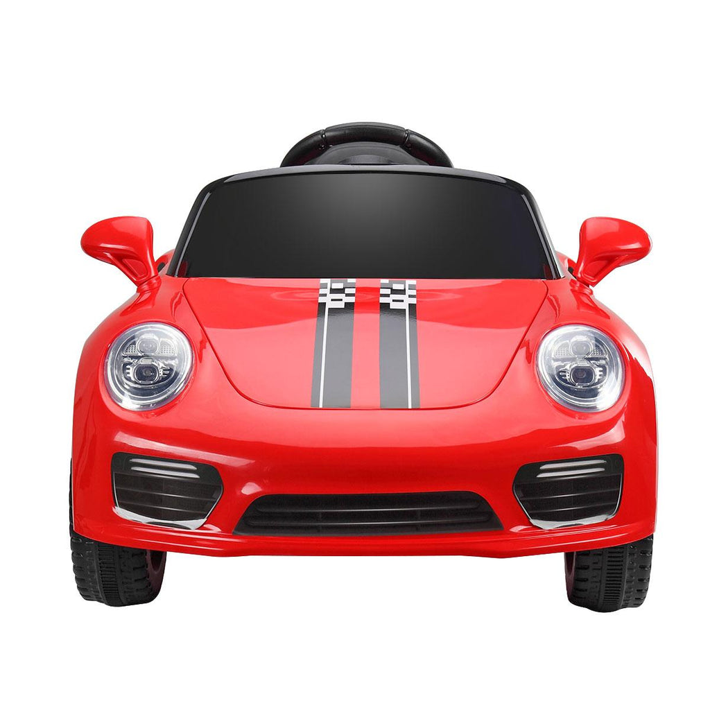 Veryke 6V Electric Sport Car for Kids Boys Girls, Gift Children Ride on Toy Car with Headlights, Remote Control, Music, Red