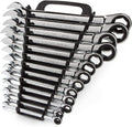 TEKTON Ratcheting Combination Wrench Set, 13-Piece (1/4-1 in.) - Holder | WRN53071
