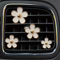 Small Daisy Flower Car Air Outlet Perfume Decorative Clip Car Accessories For Women