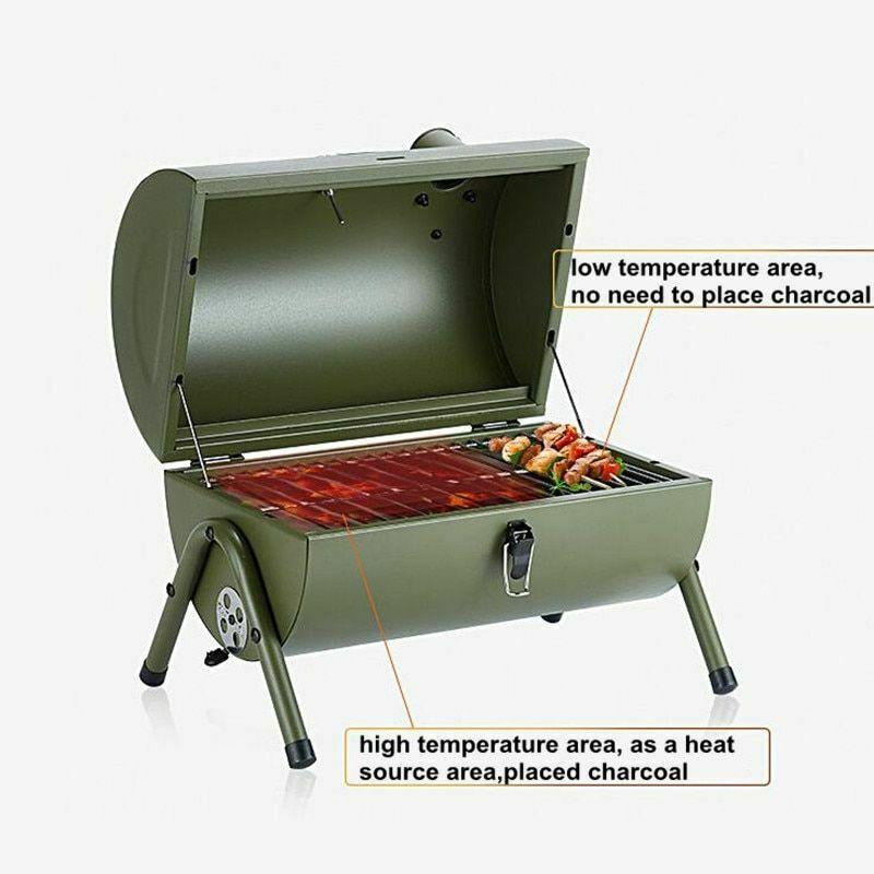 Barbecue Grill Portable Steel Durable Outdoor Travel CooCamping Accessories