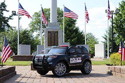 Police Cop Car SUV 12v-Dual Motor Electric Power Ride On Car with Remote Control