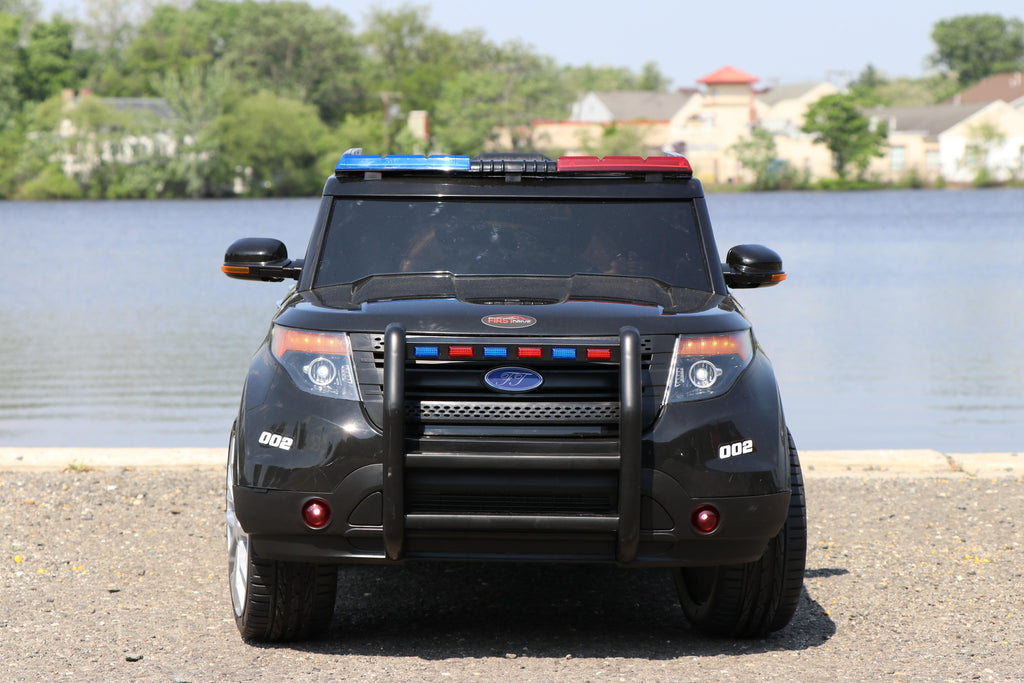 Police Cop Car SUV 12v-Dual Motor Electric Power Ride On Car with Remote Control