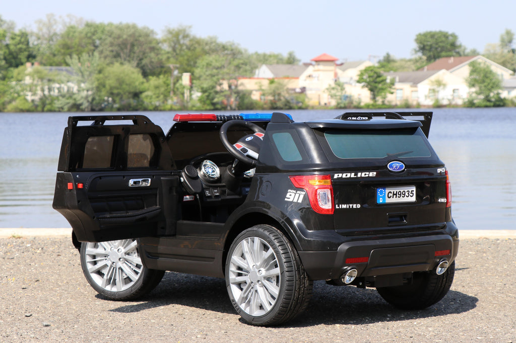Police Cop Car SUV 12v-Dual Motor Electric Power Ride On Car with Remote Control