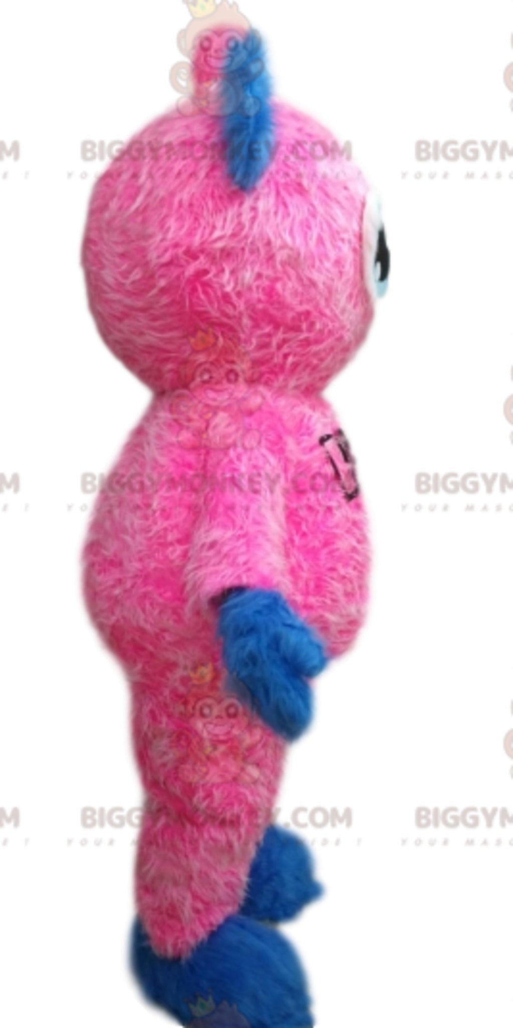 BIGGYMONKEYVery Soft Little Pink Man Mascot Costume