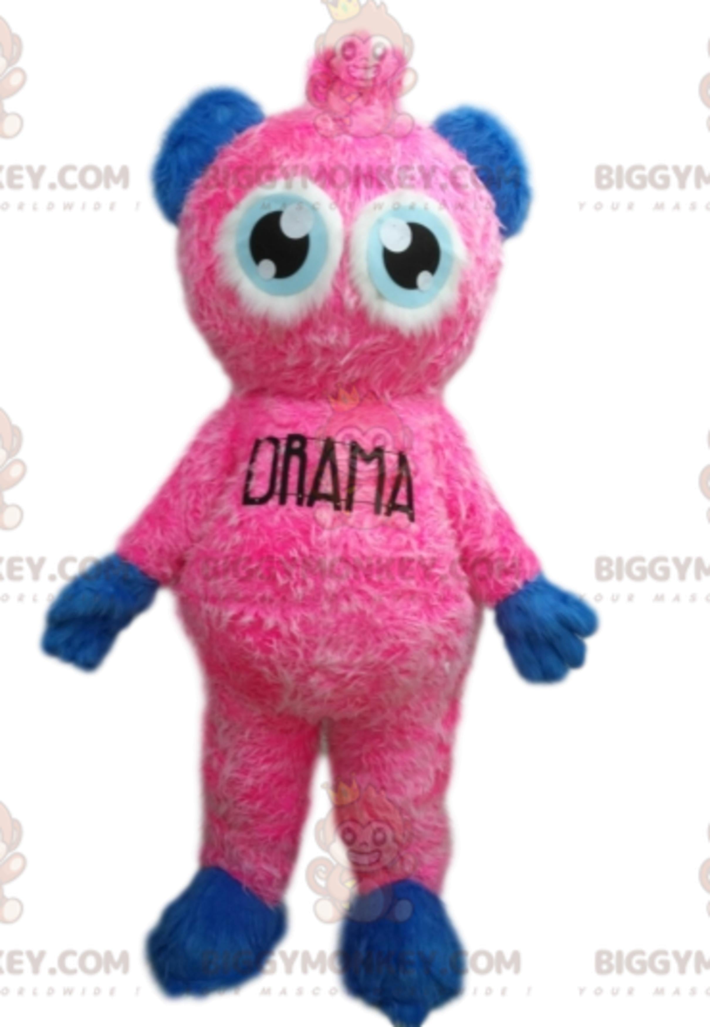BIGGYMONKEYVery Soft Little Pink Man Mascot Costume
