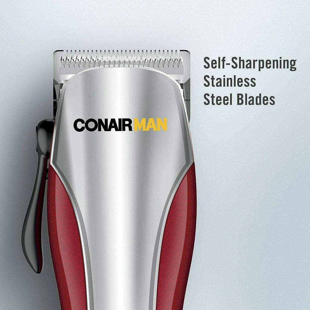 Conair HC221R Ultra Cut 23 Piece Hair Clipper Kit With Detachable Blades, 8 Pack