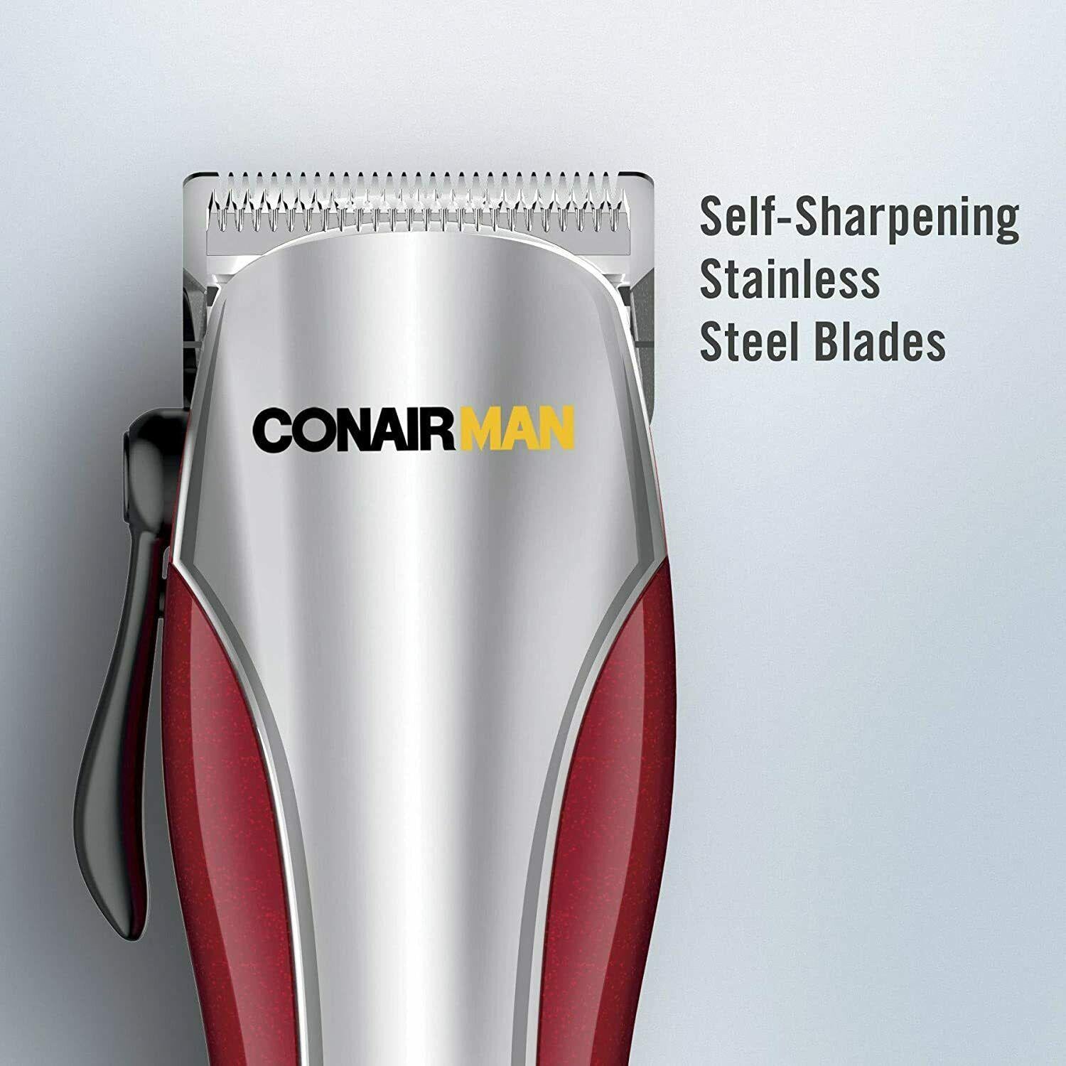 Conair HC221R Ultra Cut 23 Piece Hair Clipper Kit With Detachable Blades, 8 Pack
