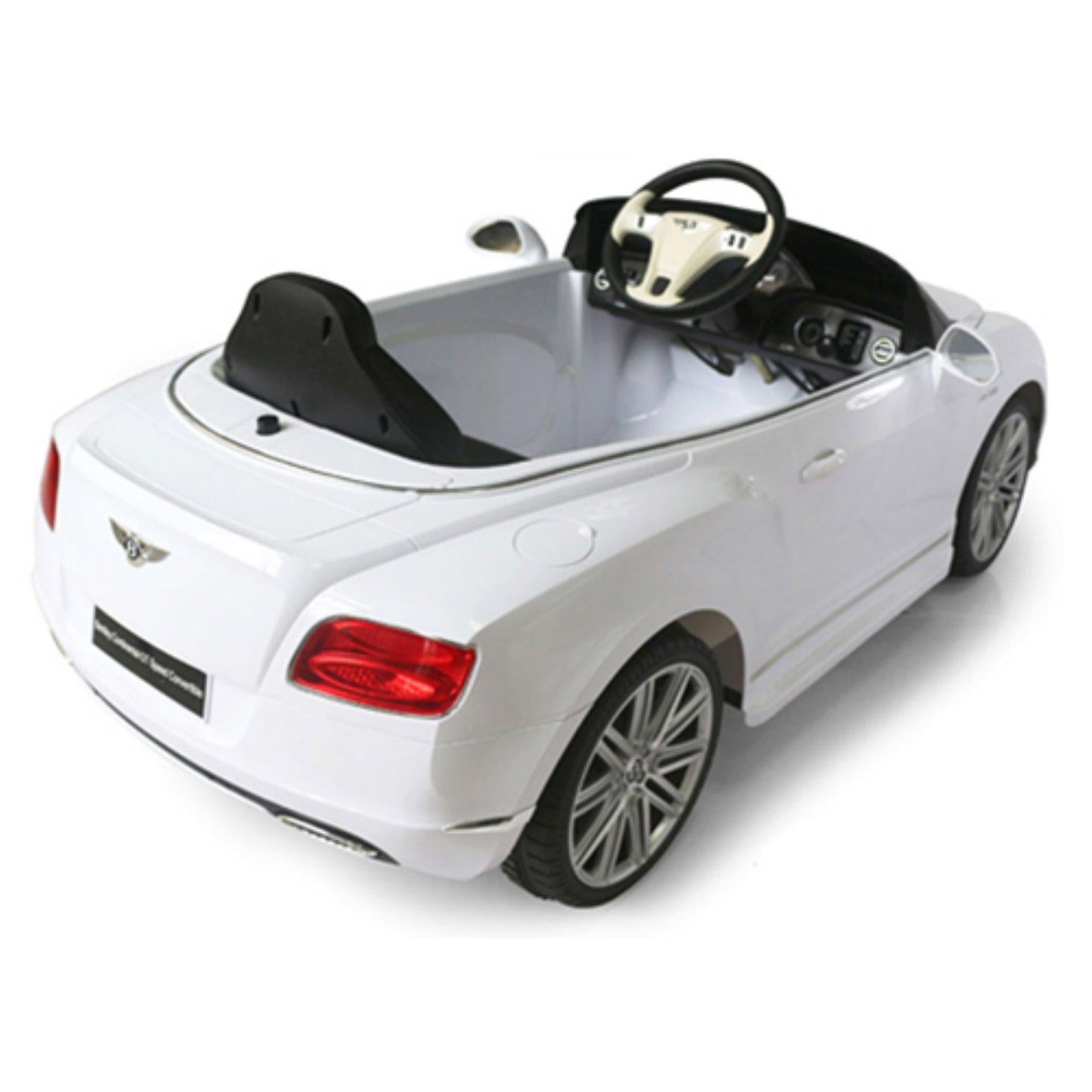 Rastar Bentley GTC Remote Controlled 12V Kids Battery Powered Ride On Car Black
