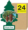 LITTLE TREES Air Fresheners Car Air Freshener. Hanging Tree Provides Long Lasting Scent for Auto or Home. Royal Pine, 24 Air Fresheners