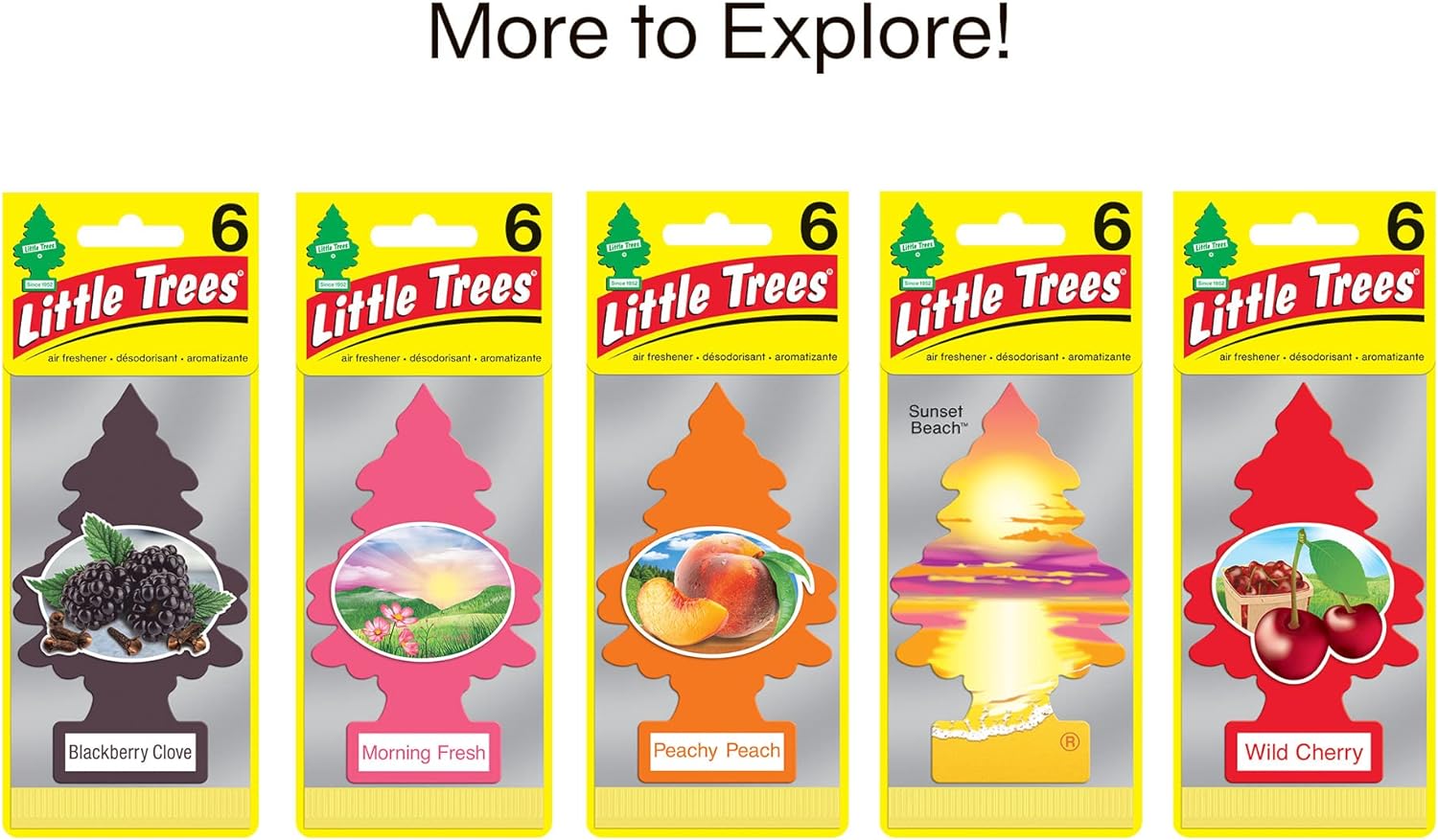 LITTLE TREES Air Fresheners Car Air Freshener. Hanging Tree Provides Long Lasting Scent for Auto or Home. Cherry Blossom, 24 Air Fresheners