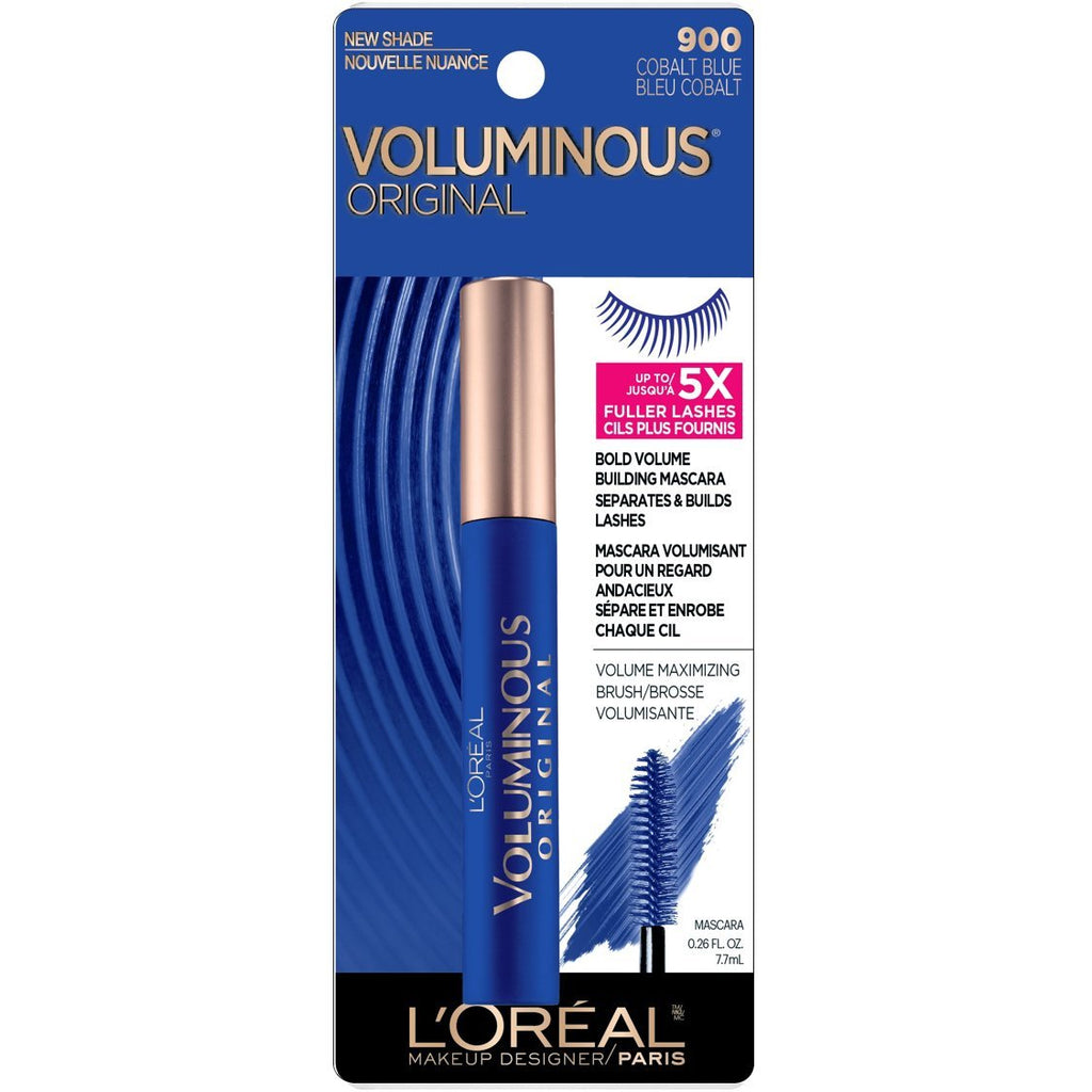 L’Oreal Paris Makeup Voluminous Original Volume Building Mascara, Cobalt Blue, 0.26 fl; oz.