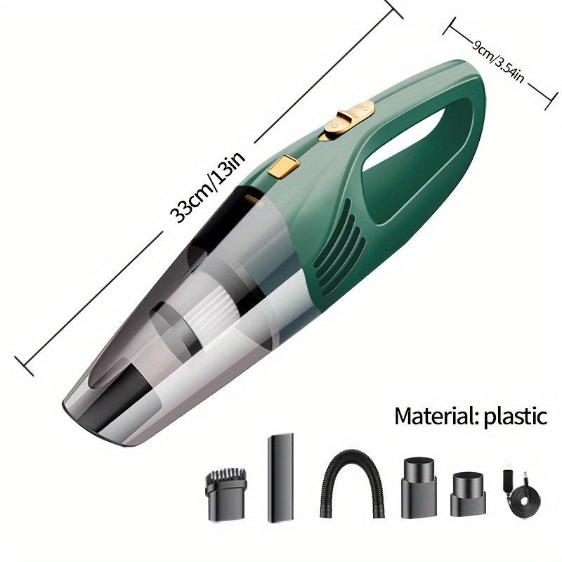 Car Mounted Wireless Vacuum Cleaner With Strong Power And LarSuction Mini Hand-held Car Vacuum Cleaner Household Indoor Small