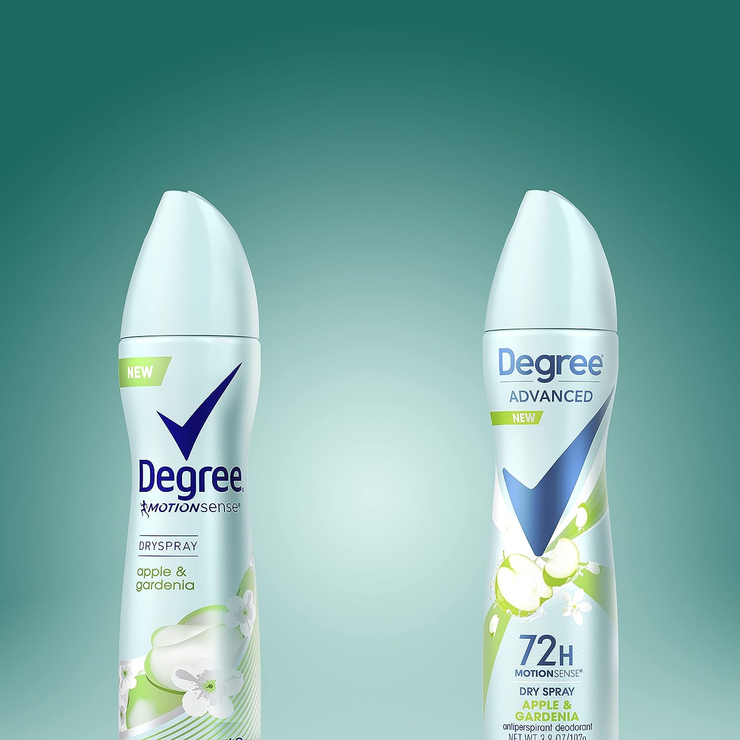 Degree Antiperspirant Spray Deodorant for Women Apple &amp; Gardenia 72-Hour Protection, 3.8 Ounce (Pack of 3)