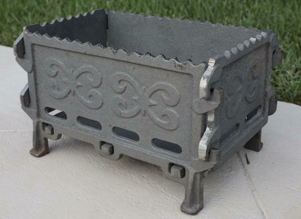 Mangal Russian Shashlyk BBQ Cast Iron Brazier Portable Barbeque Grill 17kg/37LB