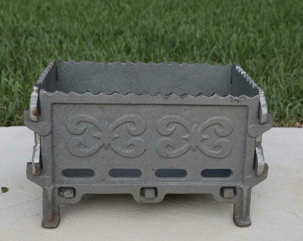 Mangal Russian Shashlyk BBQ Cast Iron Brazier Portable Barbeque Grill 17kg/37LB