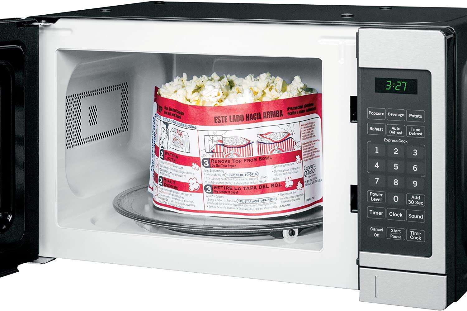 JES1072SHSS 0.7 Cu. Ft. Capacity Countertop Microwave Oven with Auto and Time Defrost, in  Steel