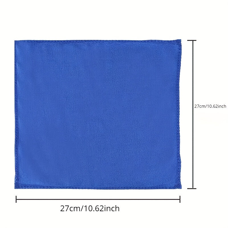 10pcs Microfiber Car Cleaning Towel Automobile Motorcycle Washing Glass Household Cleaning Small Towel