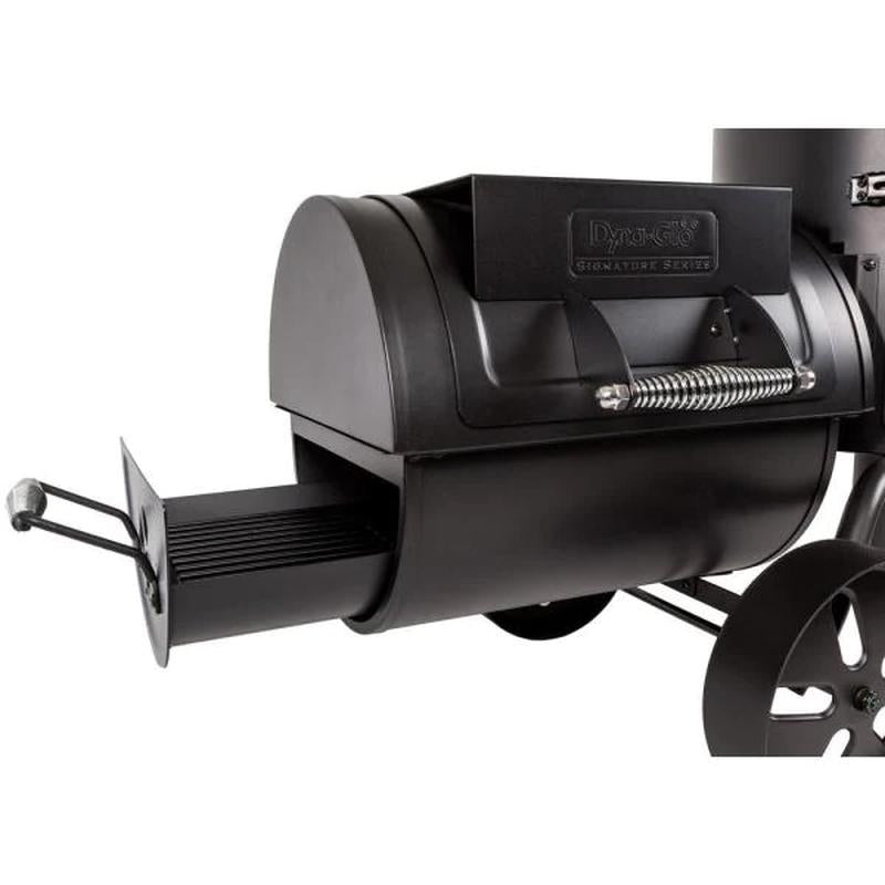 Signature Heavy-Duty Vertical Offset Charcoal Smoker and Grill in Black New