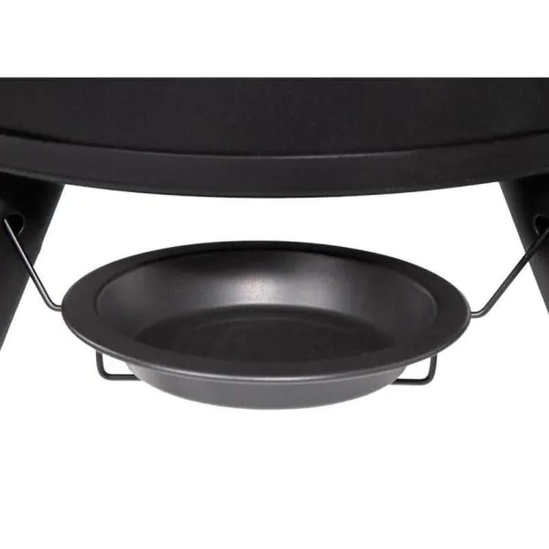 Signature Heavy-Duty Vertical Offset Charcoal Smoker and Grill in Black New