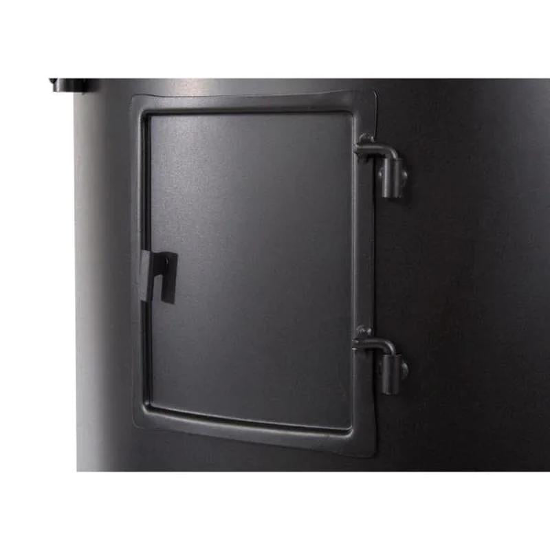 Signature Heavy-Duty Vertical Offset Charcoal Smoker and Grill in Black New