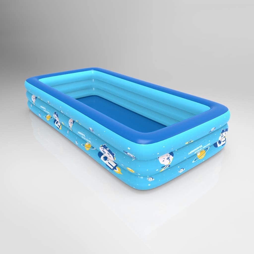 LIU Children's Inflatable Swimming Pool, Outdoor Outdoor Paddling Pool, Toy Ball Pool, Sand Pool, Bathtub (with Foot Pump)