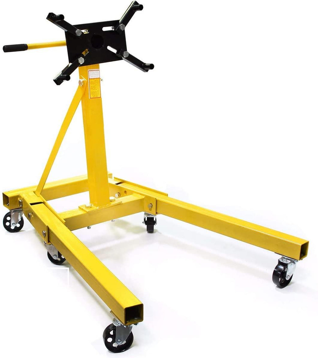 66054 Engine Stand 2000lb Folding Motor Hoist Dolly Mover Auto Repair Rebuild Jack