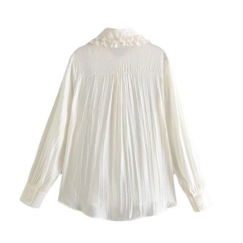 vintage lapel long sleeve