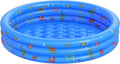 garden round inflatable baby swimming pool, portable inflatable child/children little pump pool,kiddie paddling pool indoor&amp;outdoor toddler water game play center for kids/girl/boy