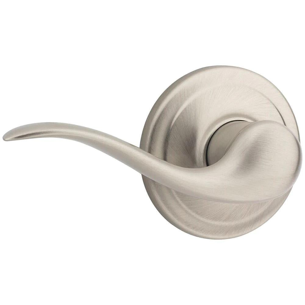 Tustin Satin Nickel PassaHall/Closet Door Lever Featuring Microban Antimicrobial Technology