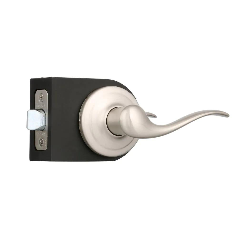 Tustin Satin Nickel PassaHall/Closet Door Lever Featuring Microban Antimicrobial Technology