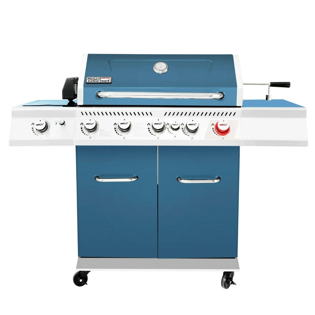Gas Grill 5-Burner Cabinet Style Liquid Propane Gas Grill GA5403B