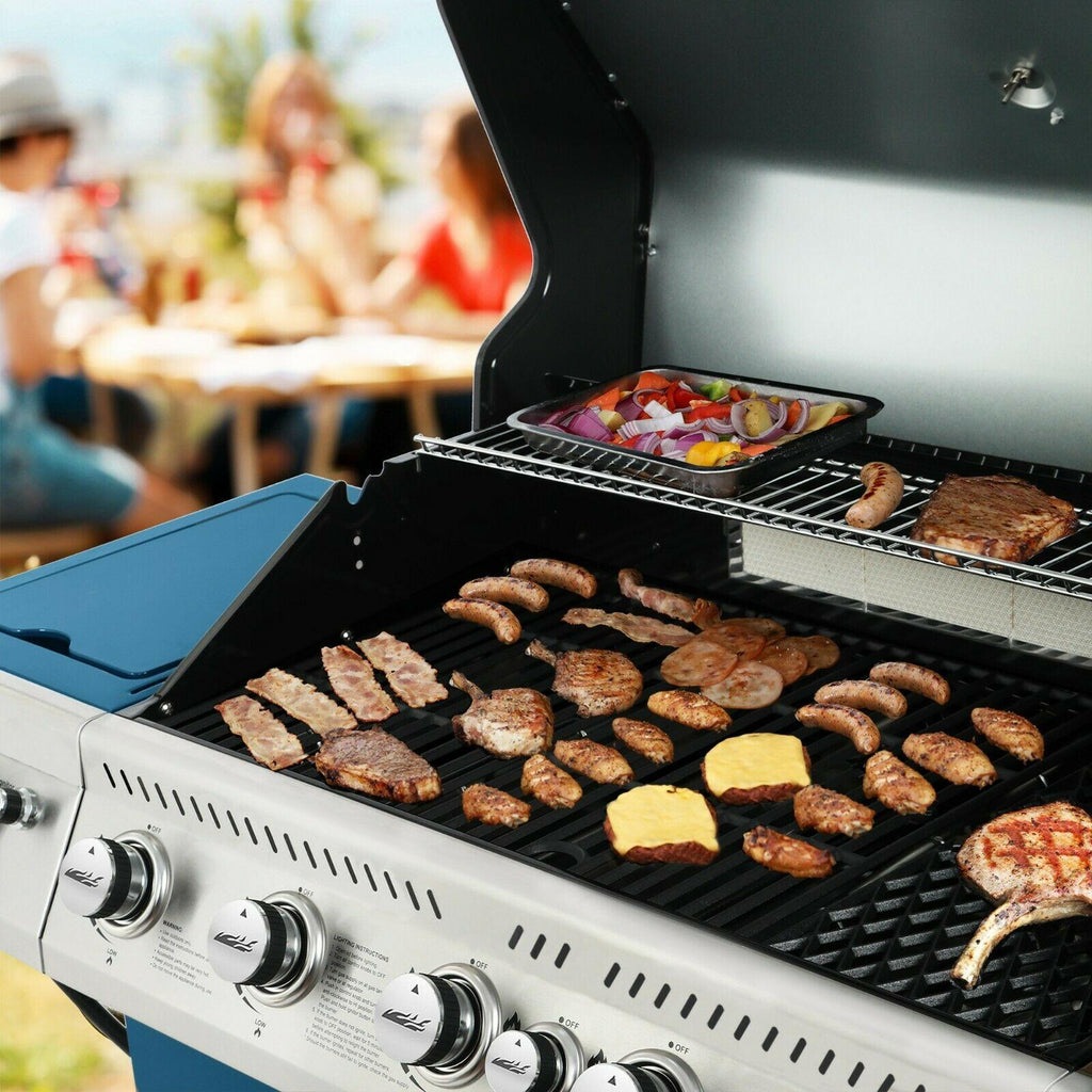 Gas Grill 5-Burner Cabinet Style Liquid Propane Gas Grill GA5403B