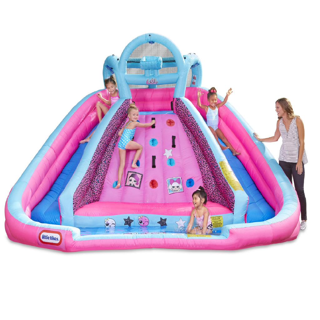 L.O.L. Surprise! Inflatable River Race Water Slide with Blower