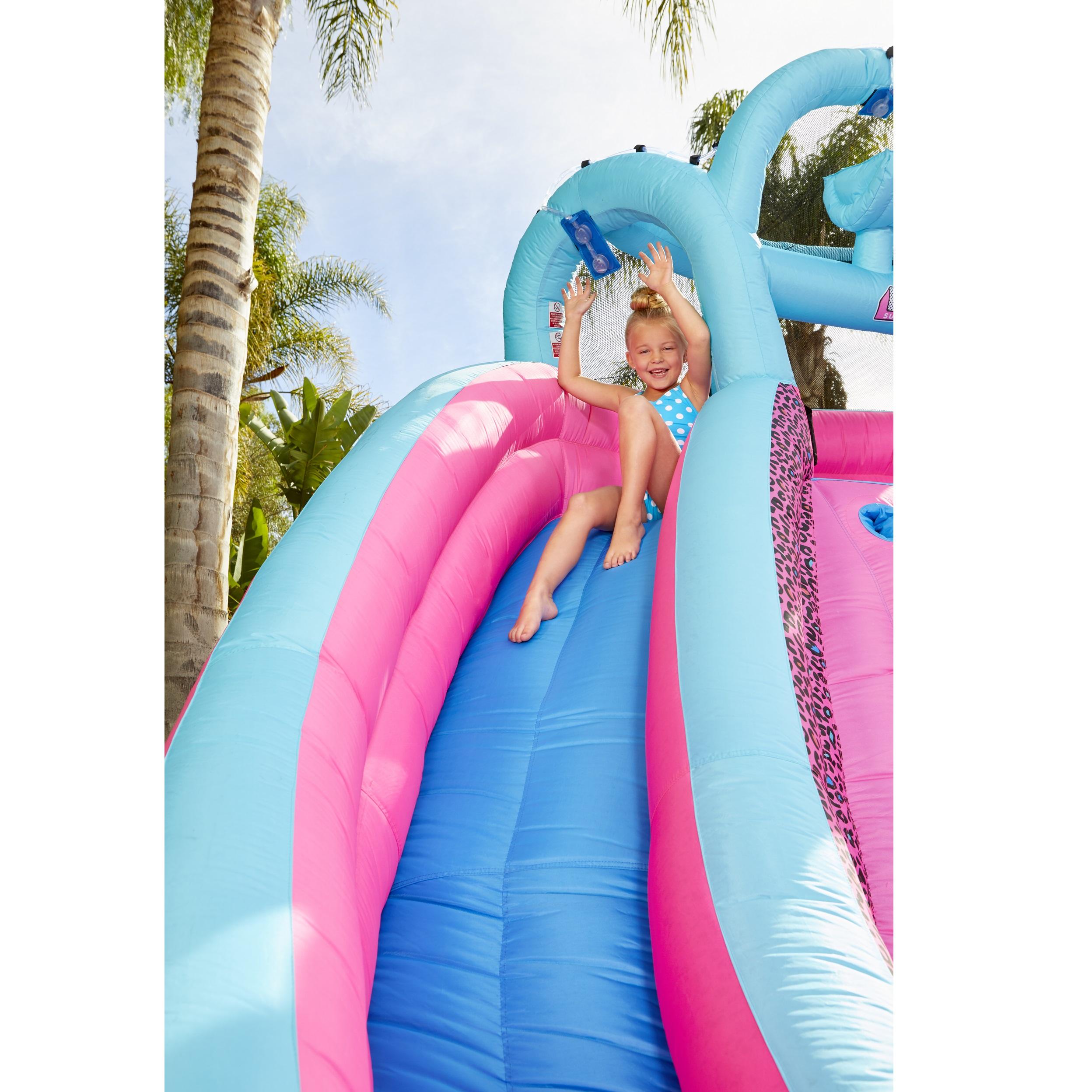 L.O.L. Surprise! Inflatable River Race Water Slide with Blower